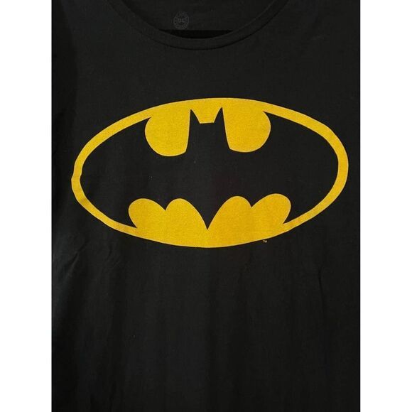 Batman DC Comics T-Shirt Men's Black Original Chest Logo XL - Picture 4 of 7